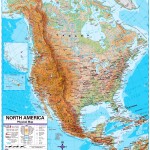 Physical Map of North and Central Americas