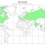 Nona Hora Map of The World (Countries)