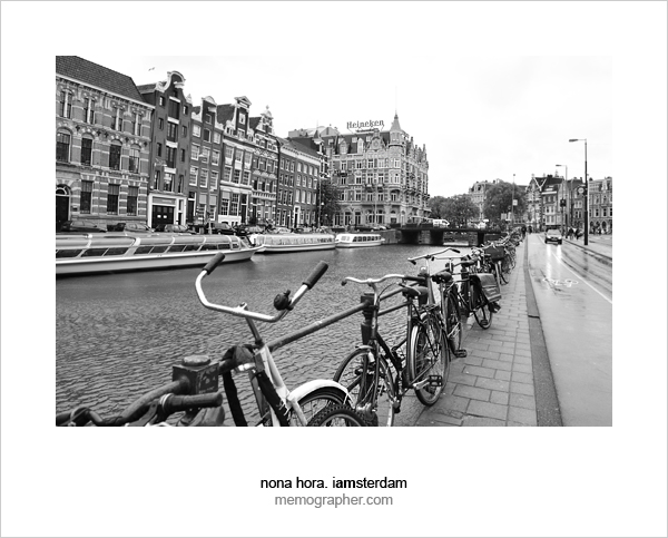 One rainy day in Amsterdam, Holland
