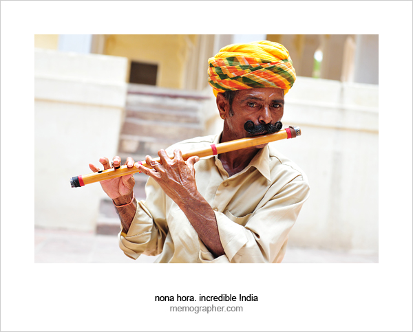 Musician. Blue City, Jodhpur, Rajasthan, India.