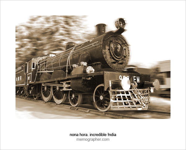 Steam Train. National Rail Museum, Delhi, India