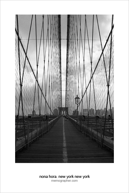 The Brooklyn Bridge. New York City, USA