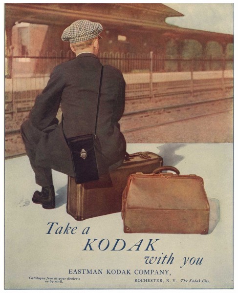 Take a KODAK with you. Eastman Kodak Advertisement