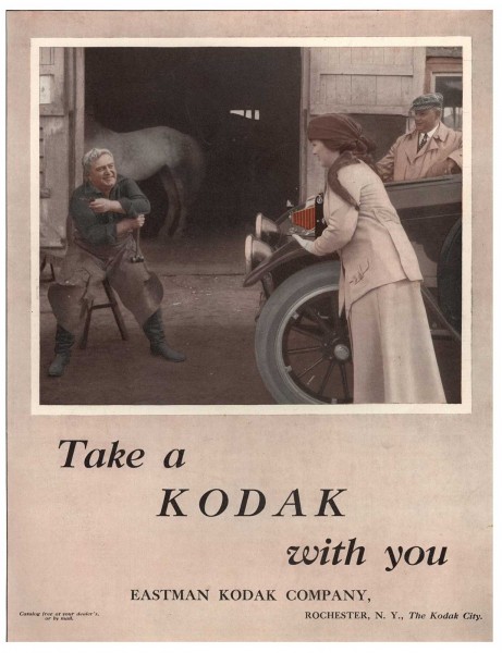 Take a KODAK with you. Eastman Kodak Advertisement