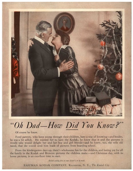 Ok Dad - How Did You Know? Eastman Kodak Advertisement