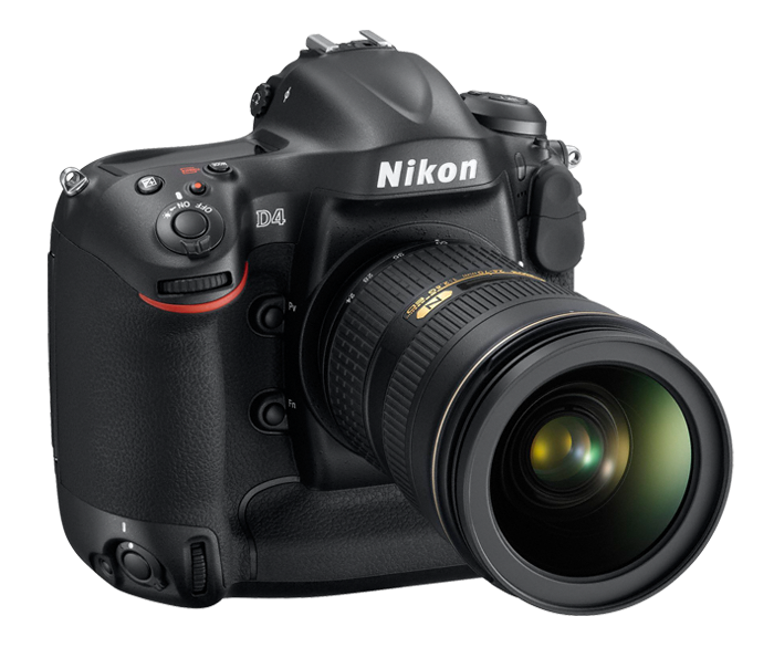 Nikon D4. Right Side View
