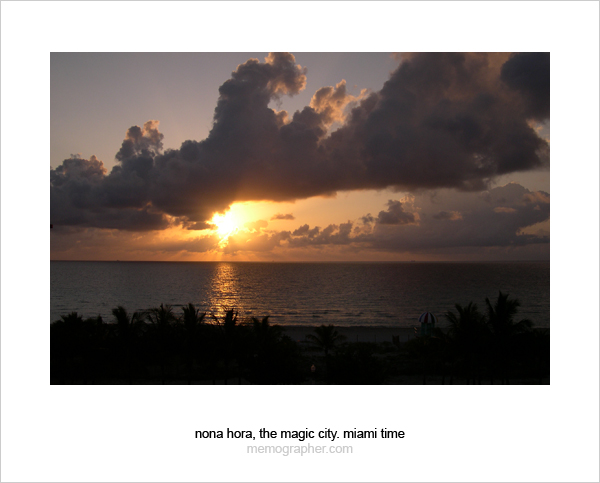 Sunrise at Miami Beach 