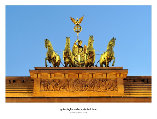 The Brandenburg Gate (Brandenburger Tor). Berlin, Germany
