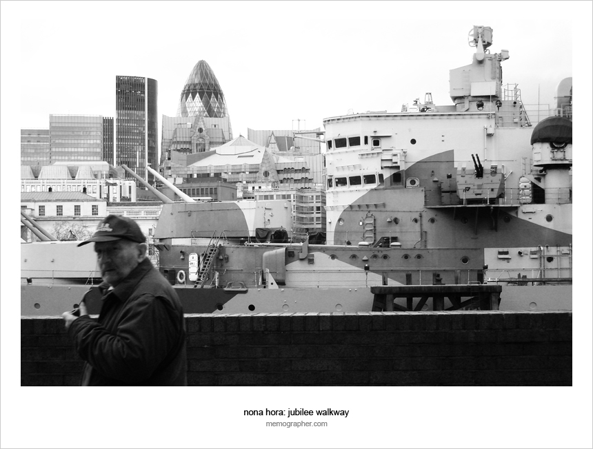 London Battleship HMS Belfast on the River Thames