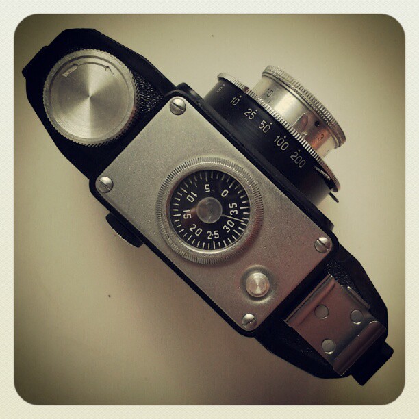 On My Shelves. Made in USSR photo camera Smena. Click on image to see another version. 