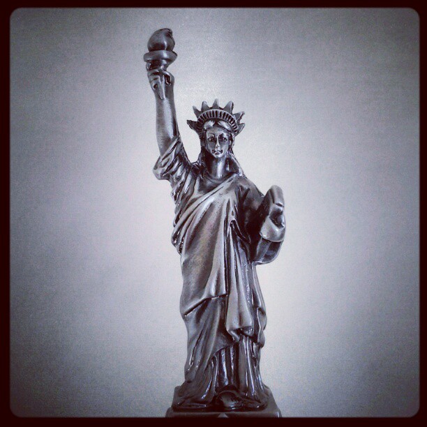 On My Shelves. Statue of Liberty - brin-back from New York City, New York. Click on image to see another version