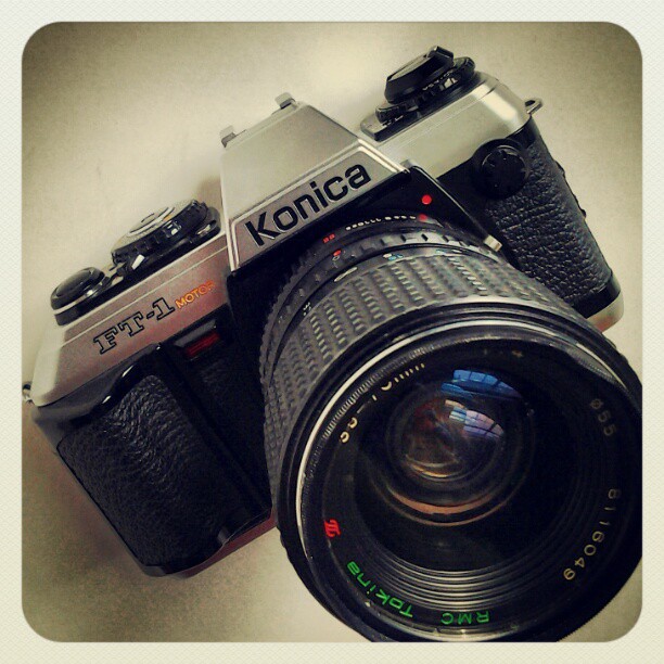 On My Shelves. Konica FT-1 Photo Camera. Click on image to see another version