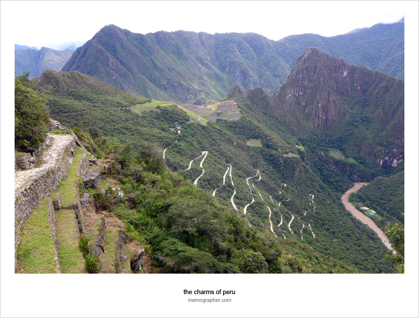View of Machu Picchu from Sungate (Intipuncu)