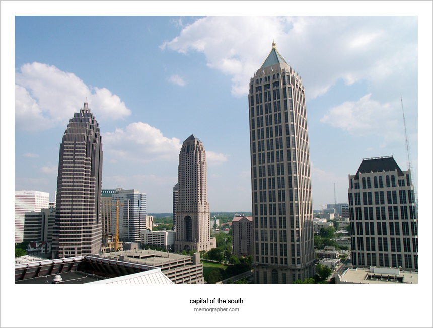 Midtown Atlanta Skyline with One Atlantic Center, the third-tallest building in Atlanta