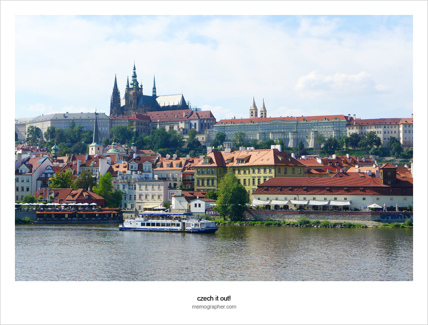Hradčany, the Castle District. Prague, Czech Republic. Click on image to vew black-and-white version