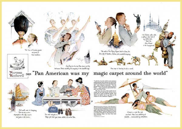 1956 Pan American My Magic Carpet Advertisement