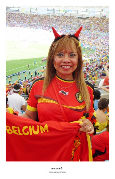 Maracana Stadium. 2014 FIFA World Cup Brazil. Belgium v Russia