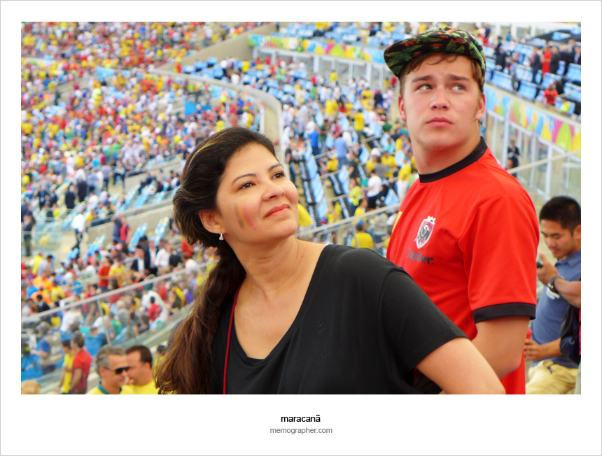 Maracana Stadium. 2014 FIFA World Cup Brazil. Belgium v Russia