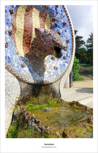 Park Guell, Antoni Gaudi. Barcelona, Spain