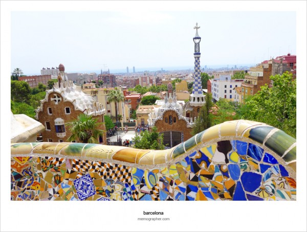 Park Guell, Antoni Gaudi. Barcelona, Spain