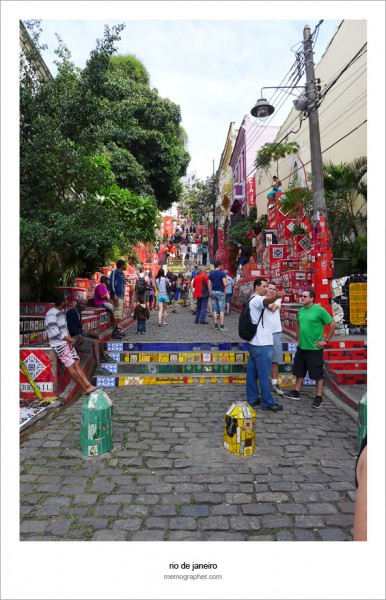 The Selaron Steps. Rio de Janeiro, Brazil