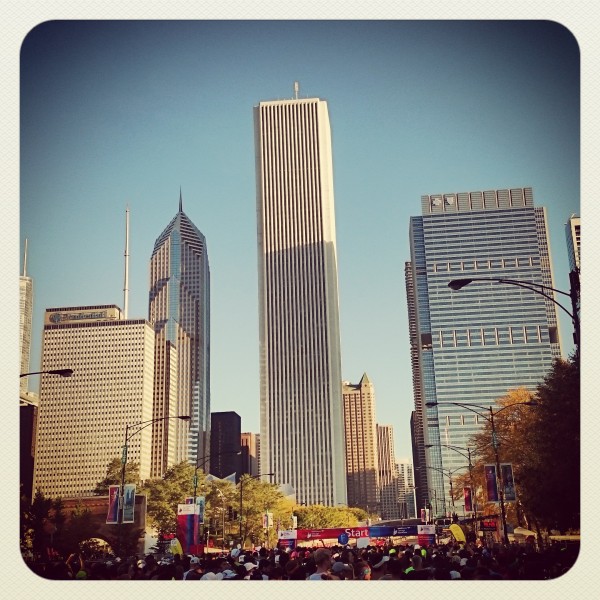 Chicago Marathon Start Line, Corral F 